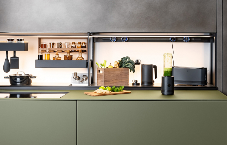 Valcucine Artematica Vitrum+New Logica e bilanciere nascosto. Фото 04
