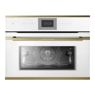 Компактный духовой шкаф с паром CBD 6550.0 W4 Gold