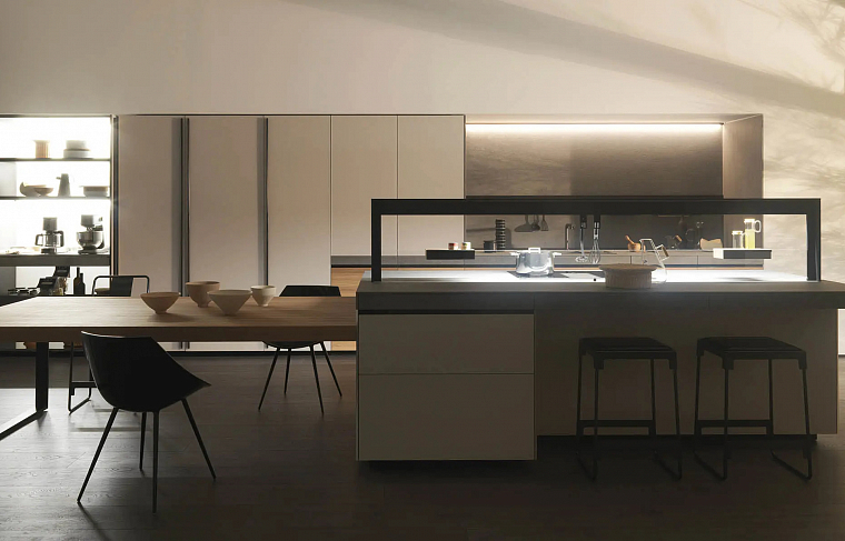 Valcucine Genius Loci Olmo Tattile con cassetto in Tech Ceramica. Фото 01