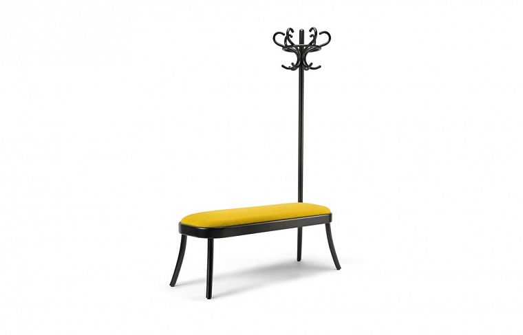 Gebruder Thonet Vienna Coat Rack Bench. Фото 01