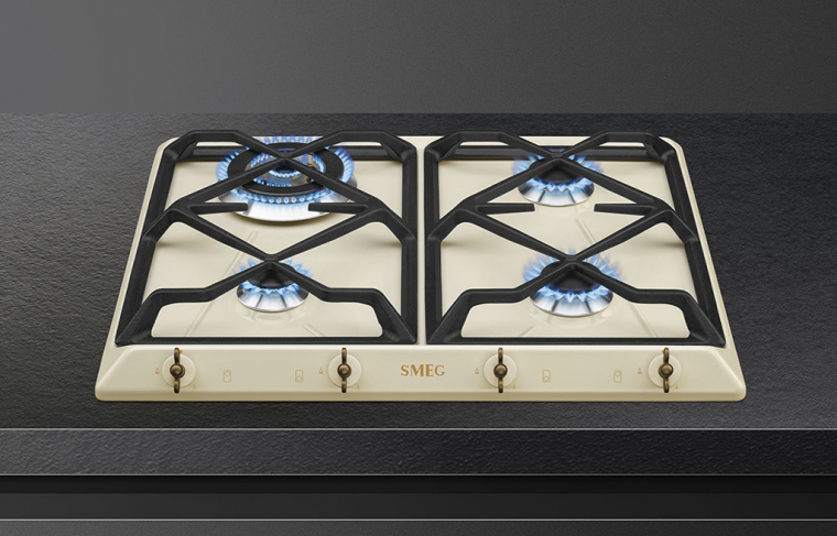Smeg Газовая варочная панель SRV864POGH. Фото 03