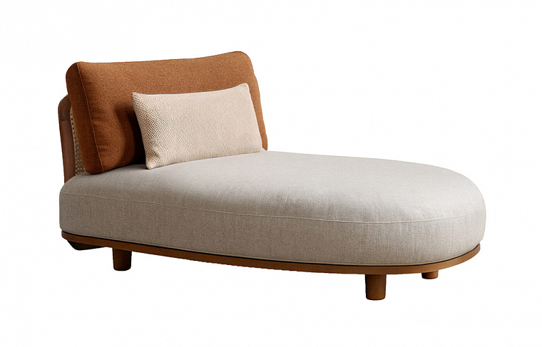 Gebruder Thonet Vienna Ellipse Chaise Longue. Фото 01