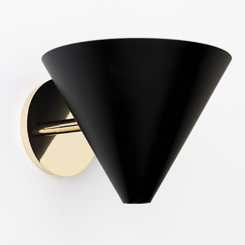 Davide Groppi ViceVersa | 2700K Matt Black/Polished Gold. Фото 01