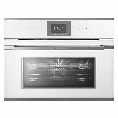 Kuppersbusch Компактный духовой шкаф с микроволнами CBM 6550.0 W3 Silver Chrome. Фото 01