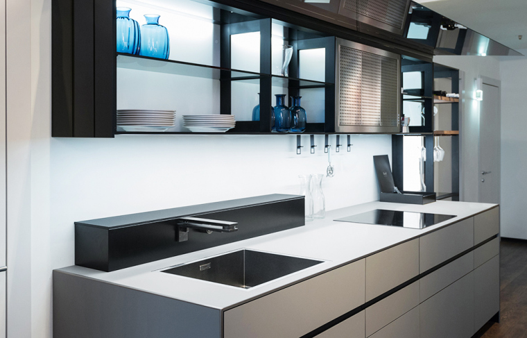 Valcucine Riciclantica Outline Laminato Seta Greige. Фото 015