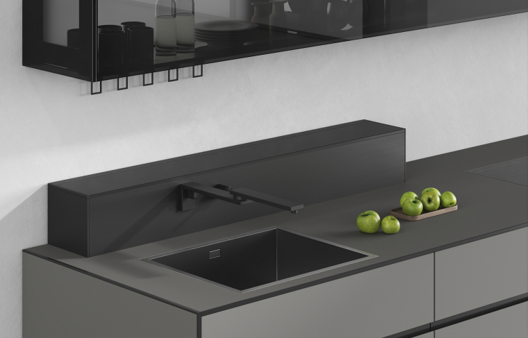 Valcucine Riciclantica Outline Laminato Seta Greige. Фото 08
