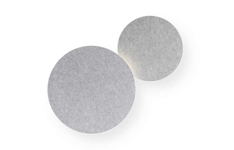 Vibia Puck wall art two spheres. Фото 04
