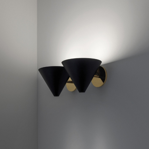 Davide Groppi ViceVersa | 2700K Matt Black/Polished Gold. Фото 02