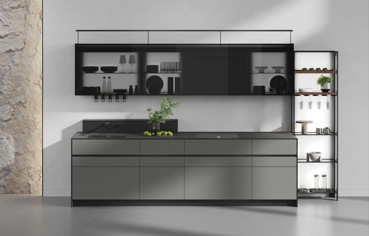 Valcucine Riciclantica Outline Laminato Seta Greige. Фото 02