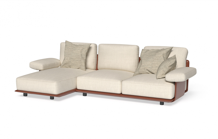 Poltrona Frau Blisscape | Pelle Soulful Joe | Suncrest White Winter. Фото 02