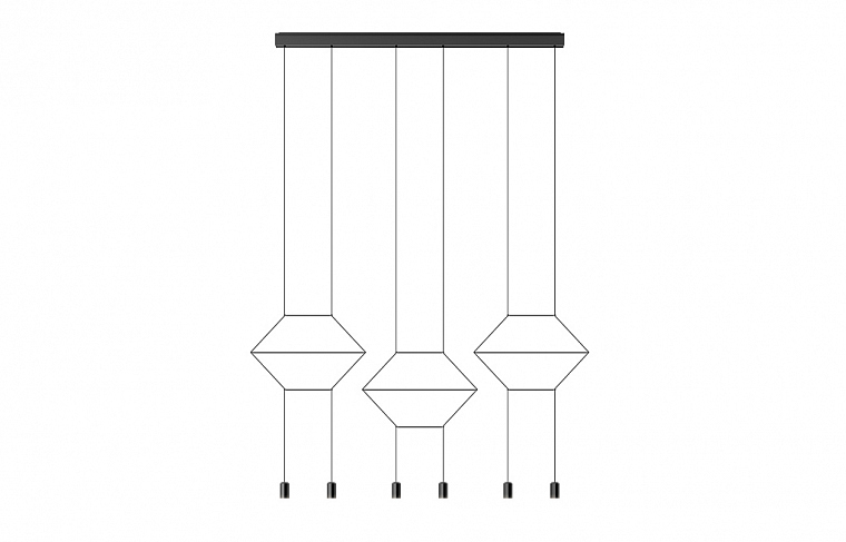 Vibia Wireflow lineal 0325. Фото 01