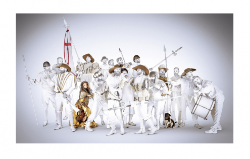 Постер The Night Watch Color 200х120 см