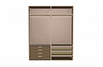 Misura Emme Гардероб Palo Alto I-Box | 833 Noce Andalusia | V01 Bronzo | 528 Bronzo