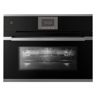 Компактный духовой шкаф с микроволнами CBM 6550.0 S3 Silver Chrome