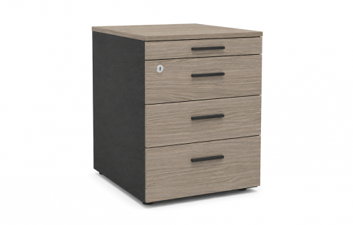 Тумбочка Idea IDCAC03 | Anthacite linen TA | Elm OL | Shadow Grey Q