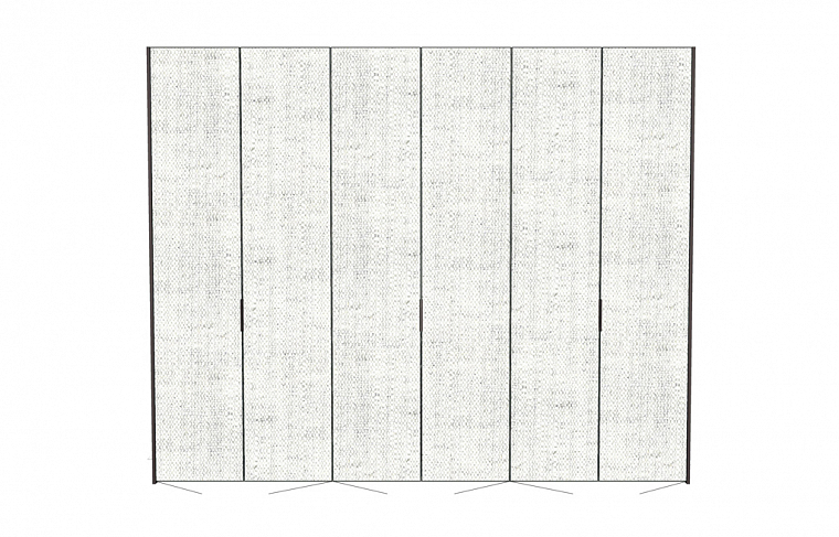 Misura Emme Гардероб Palo Alto I-Box | 879 Silk Shantung | Indianskop D1F Betulla | O06 Graphite | Eco CL8 Sepia | 532 Grafite. Фото 01