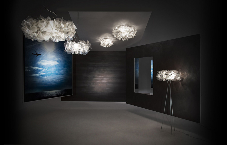 Slamp Clizia fume ceiling wall. Фото 02