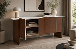 Poltrona Frau Zabriskie 184 см | SC 67 Chiodi di Garofano | Semi-Brilliant Bianco Carrara