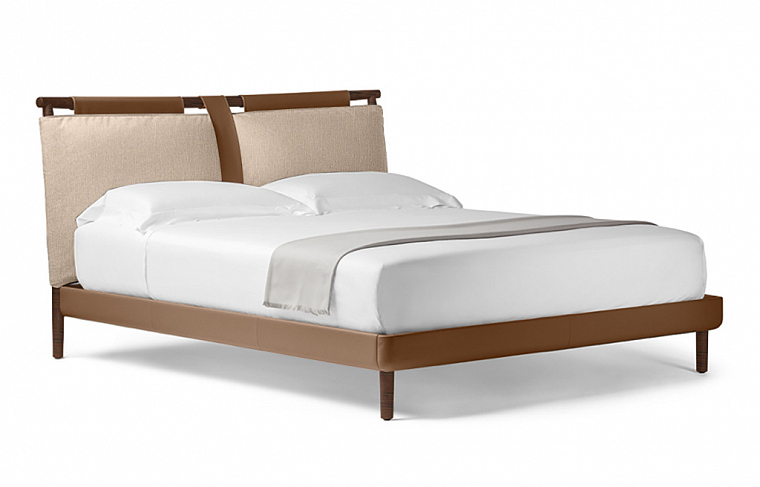 Poltrona Frau Times 160х200 см | SC 57 Torba | Smooth 8 Sesame. Фото 01