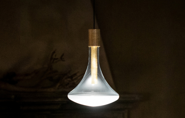 Davide Groppi Cathode 1 с блоком питания | 2700K Brushed Brass. Фото 02