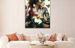 Cobra Art Woman with Butterflies 80х120 см
