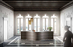 Quadrifoglio Стойка регистрации Reception Glass