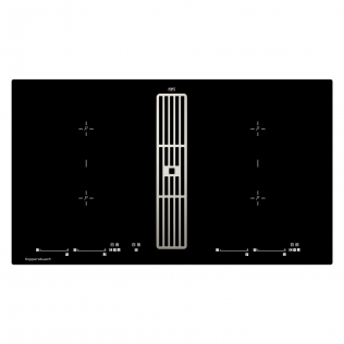 Индукционная варочная панель с вытяжкой KMI 9800.0 SR Stainless Steel