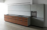 Valcucine Artematica Noce Tattile Bruno/Acciaio Inox Peltro