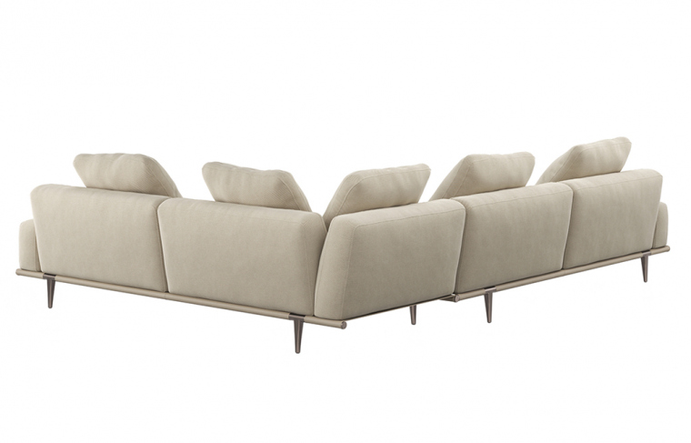 Poltrona Frau Let it Be 334 х 256 см | Twill 114 Beige. Фото 03