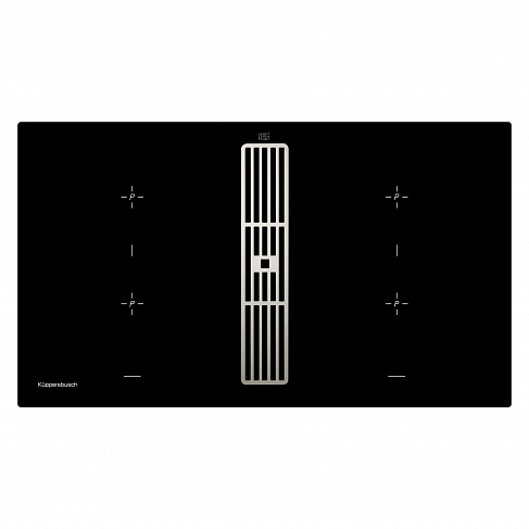 Kuppersbusch Индукционная варочная панель с вытяжкой KMI 9850.0 SR Stainless Steel. Фото 01