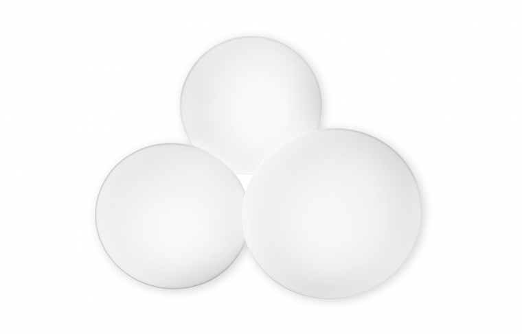 Vibia Puck ceiling three spheres. Фото 01