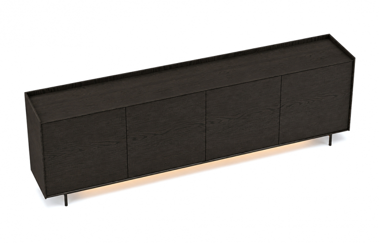 Sangiacomo Cabaret CR46A22 C2 | Rovere Carbone | Brown. Фото 03