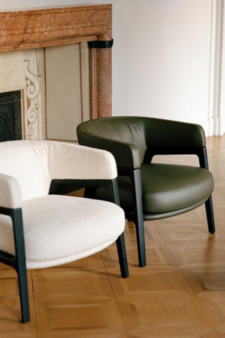 Poltrona Frau Duo Lounge armchair. Фото 03