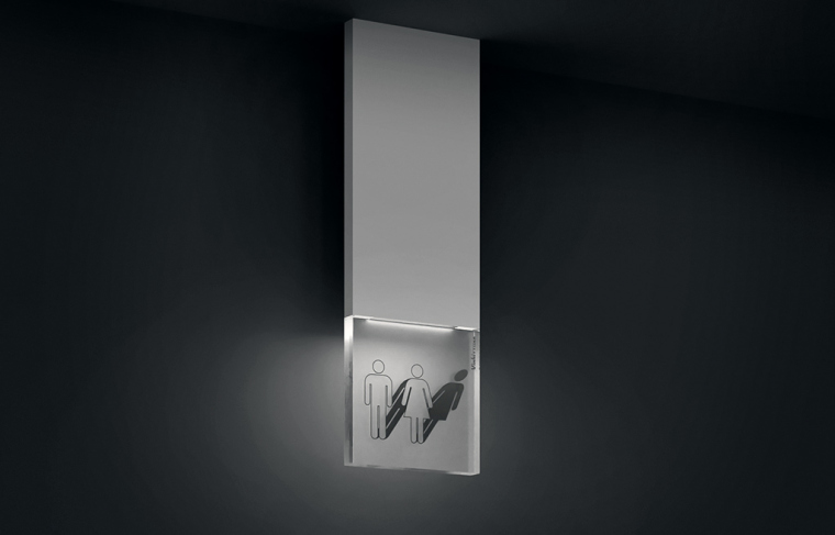 Viabizzuno Trasparenze WC 25х50 см. Фото 02