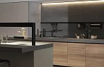 Valcucine Genius Loci Olmo Tattile con cassetto in Tech Ceramica