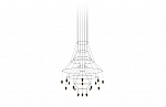 Vibia Wireflow chandelier 0315