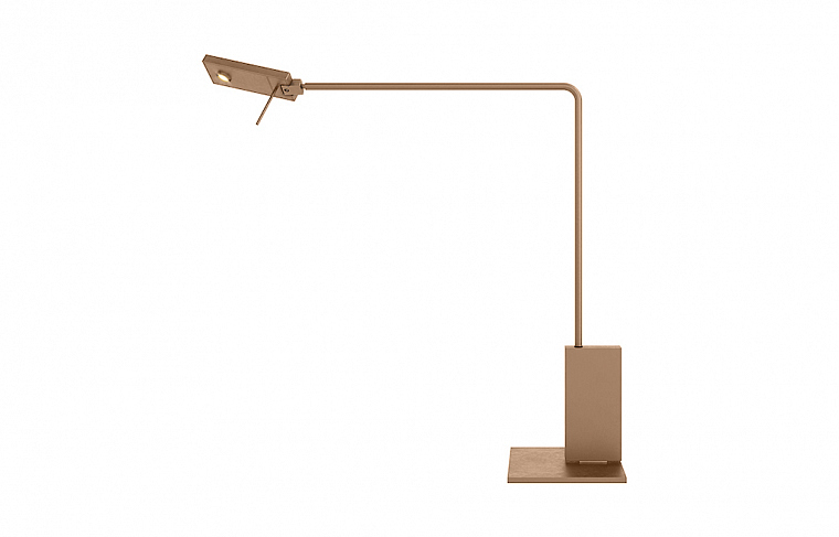 Viabizzuno Roy tavolo spot 3000K | bronze. Фото 01