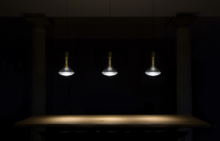 Davide Groppi Cathode 1 с блоком питания | 2700K Brushed Brass. Фото 07