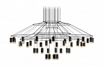 Vibia Wireflow chandelier 0376