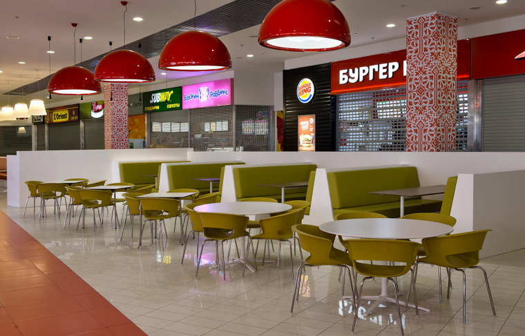 Фудкорт в ТРЦ Гагаринский 9