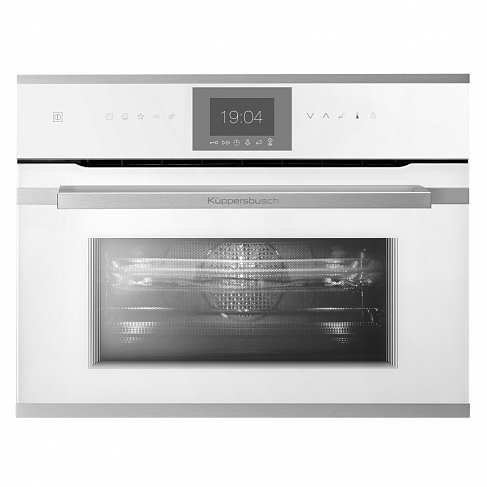 Kuppersbusch Компактный духовой шкаф с микроволнами CBM 6550.0 W1 Stainless Steel. Фото 01