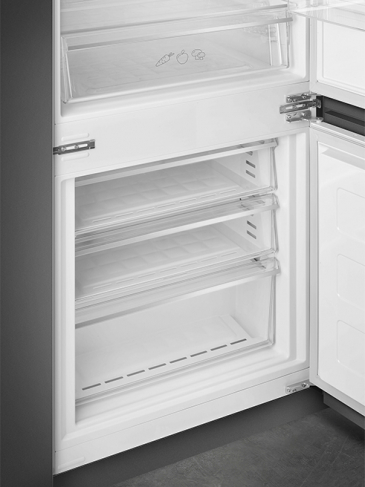 Smeg Встраиваемый комбинированный холодильник C475VE. Фото 05