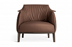 Poltrona Frau Archibald Wood | SC 59 Noce Di Pecan | Tinto moka