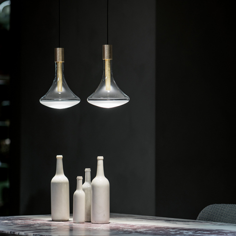 Davide Groppi Cathode 1 с блоком питания | 2700K Brushed Brass. Фото 06