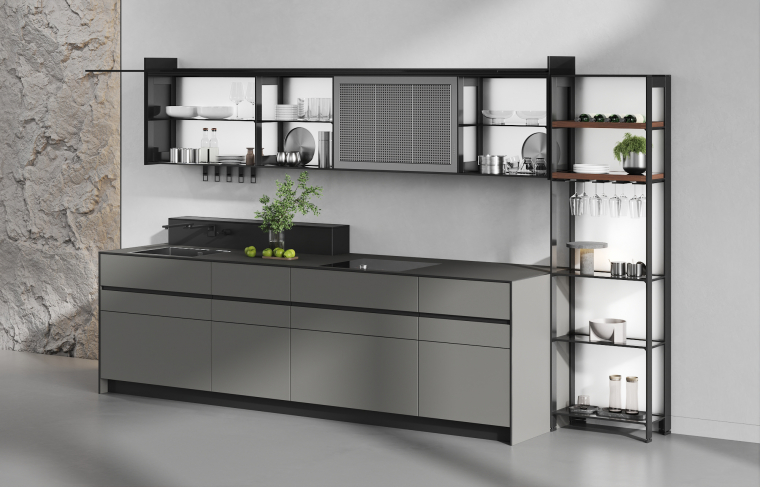 Valcucine Riciclantica Outline Laminato Seta Greige. Фото 03